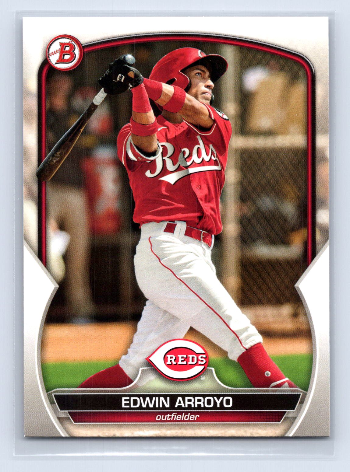 Edwin Arroyo 2023 Bowman Paper Prospect Reds Edwin Arroyo 2023 Bowman Paper Prospect Reds