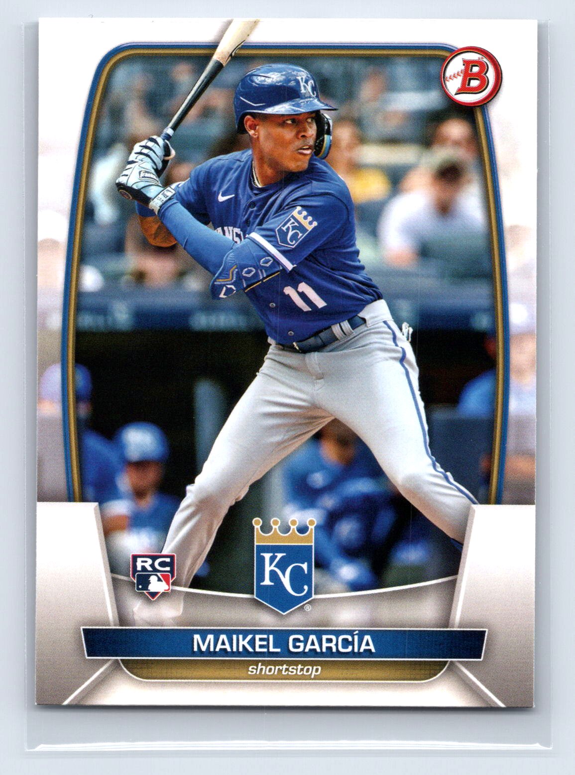 Maikel Garcia 2023 Bowman Paper RC Royals Maikel Garcia 2023 Bowman Paper RC Royals
