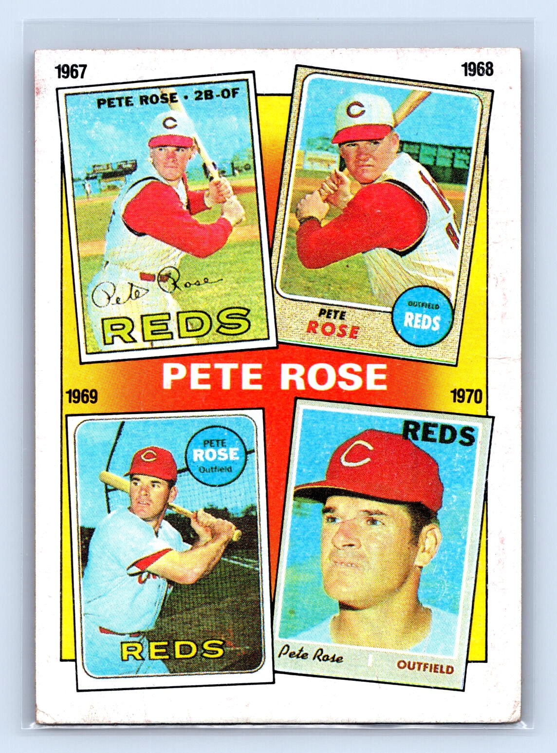 Pete Rose Topps Pete Rose Years Reds Pete Rose Topps Pete Rose Years Reds