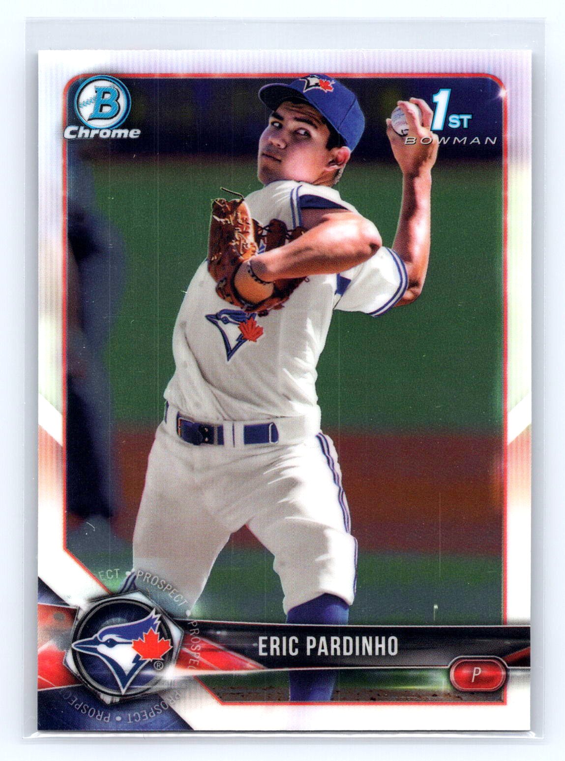 Eric Pardinho 2018 1st Bowman Blue Jays Eric Pardinho 2018 1st Bowman Blue Jays