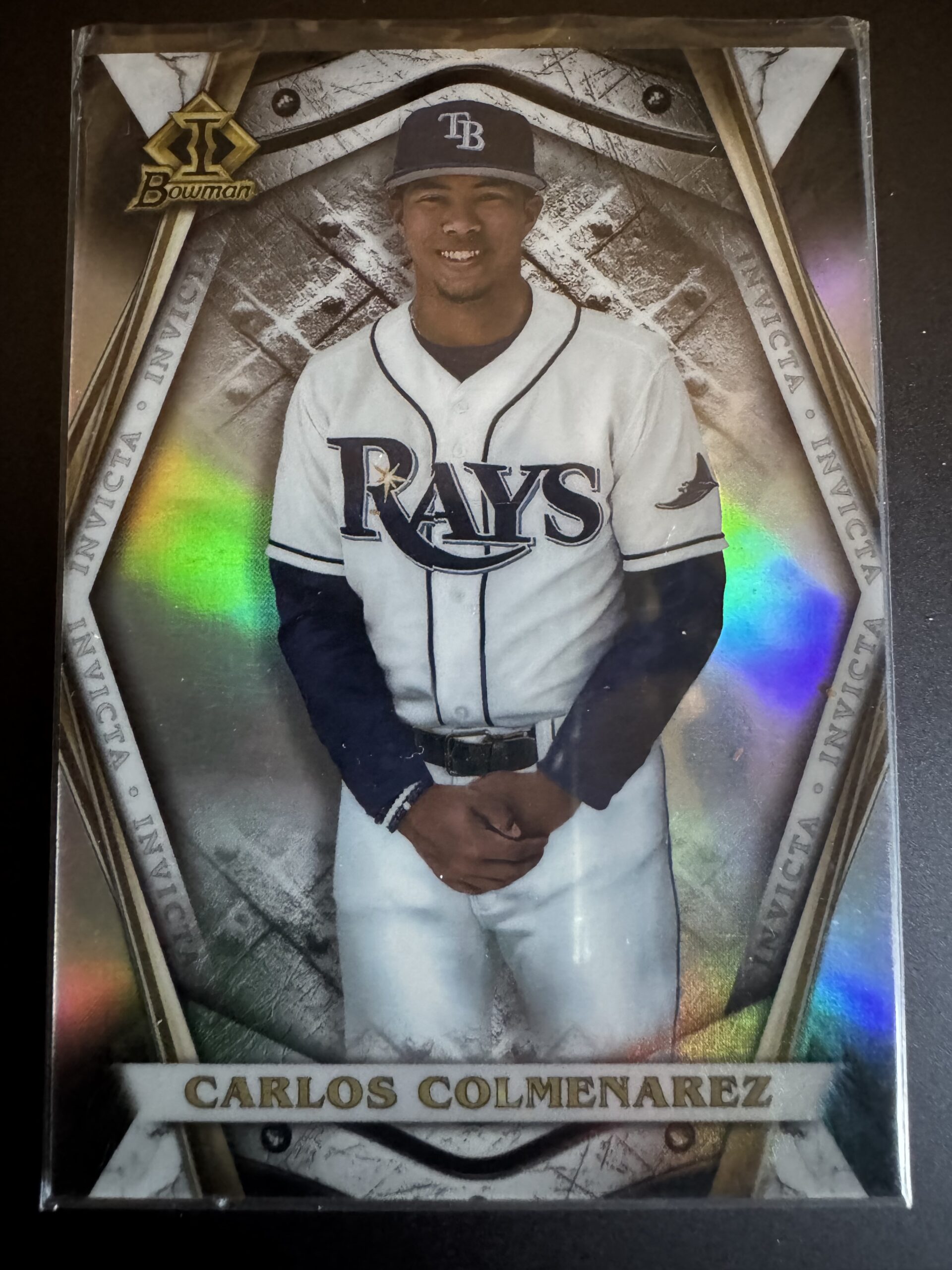 Carlos Colmenarez 2022 Bowman Invicta Rays Carlos Colmenarez 2022 Bowman Invicta Rays