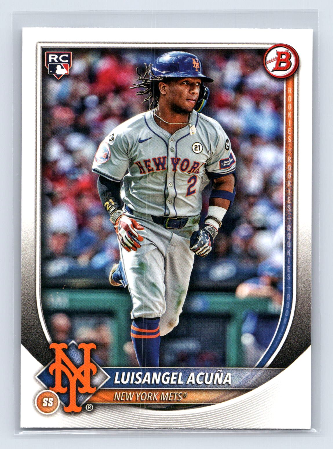 Luisangel Acuna 2025 Bowman Paper RC Mets Luisangel Acuna 2025 Bowman Paper RC Mets
