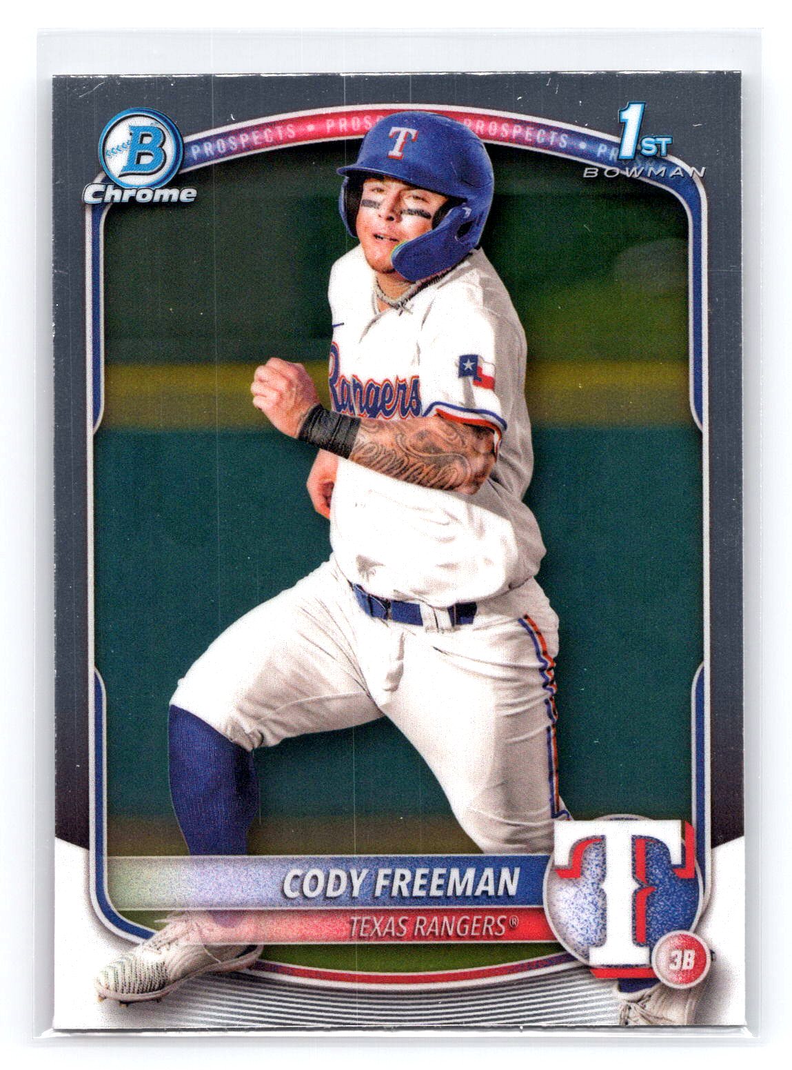 Cody Freeman 2025 1st Bowman Prospect Rangers Cody Freeman 2025 1st Bowman Prospect Rangers