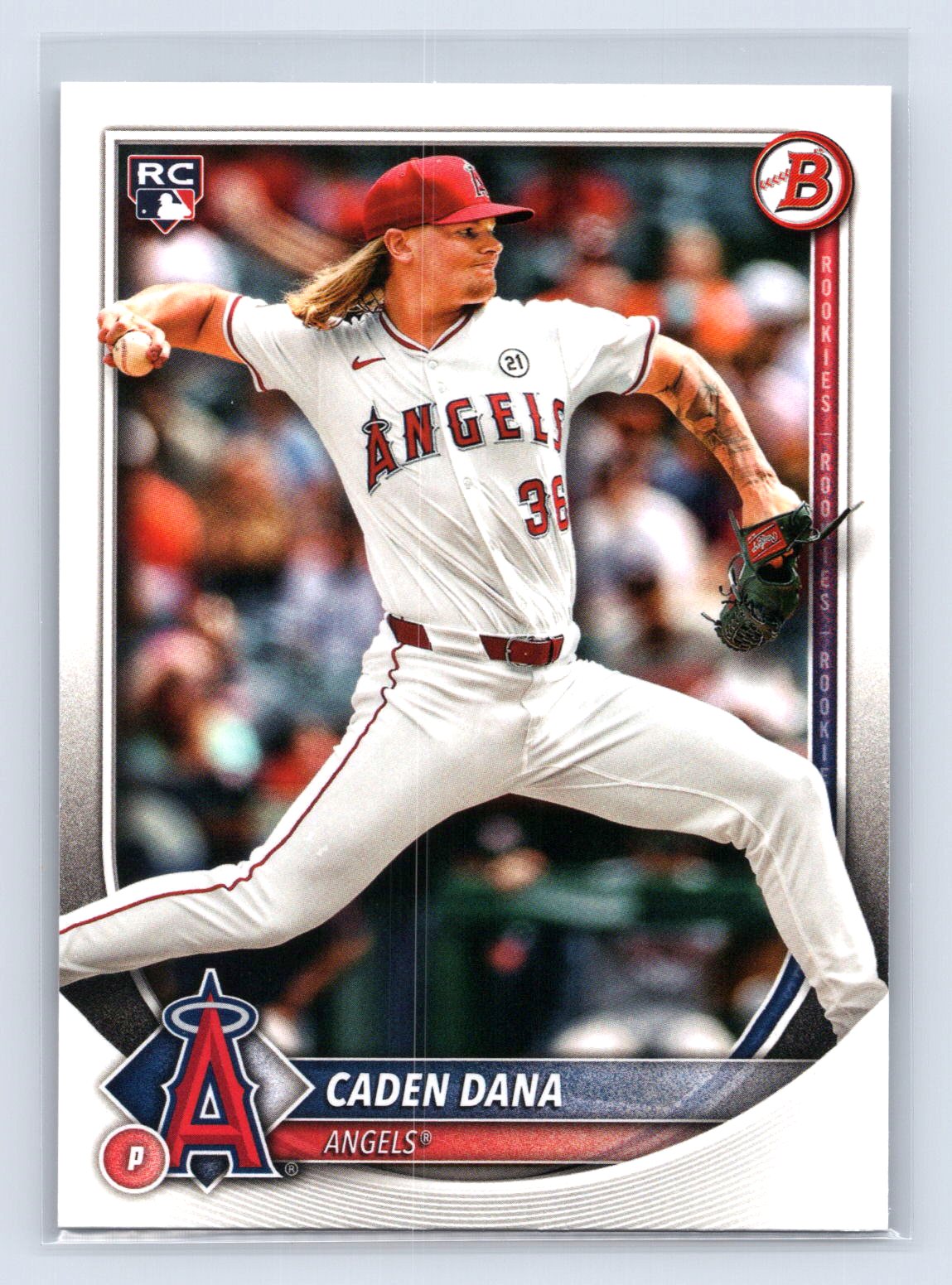 Caden Dana 2025 Bowman Paper RC Angels Caden Dana 2025 Bowman Paper RC Angels