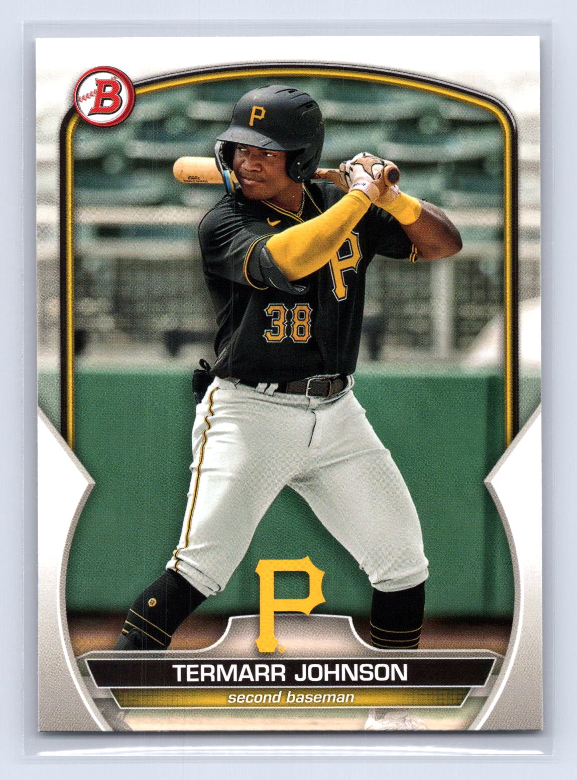 Termaar Johnson 2023 Bowman Paper Prospect Pirates Termaar Johnson 2023 Bowman Paper Prospect Pirates