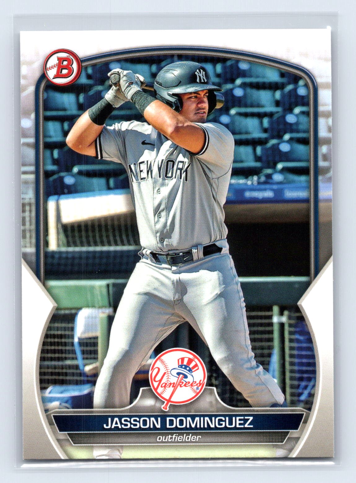 Jasson Dominguez 2023 Bowman Paper Prospect Yankees Jasson Dominguez 2023 Bowman Paper Prospect Yankees