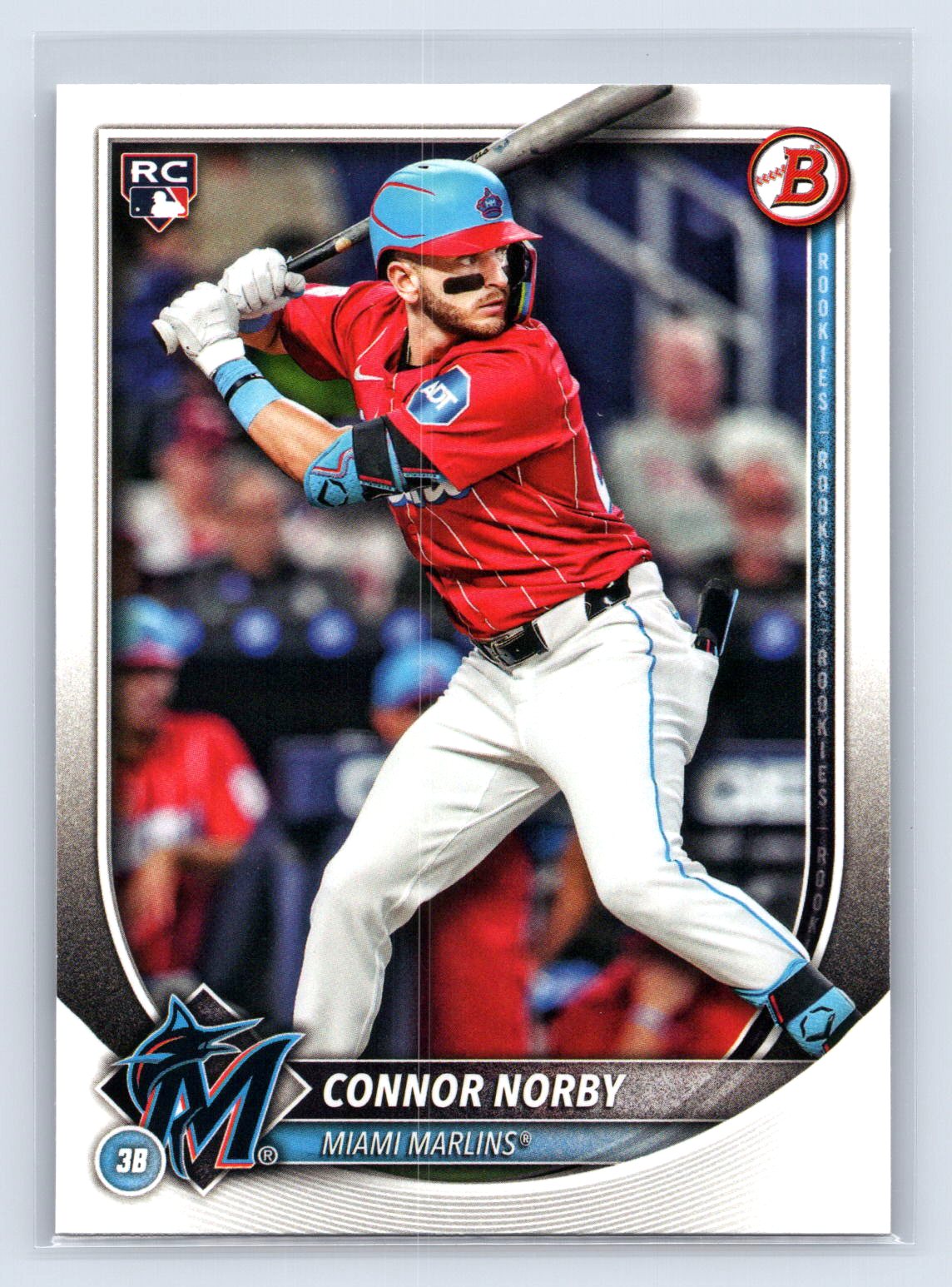Connor Norby 2025 Bowman Paper RC Marlins Connor Norby 2025 Bowman Paper RC Marlins