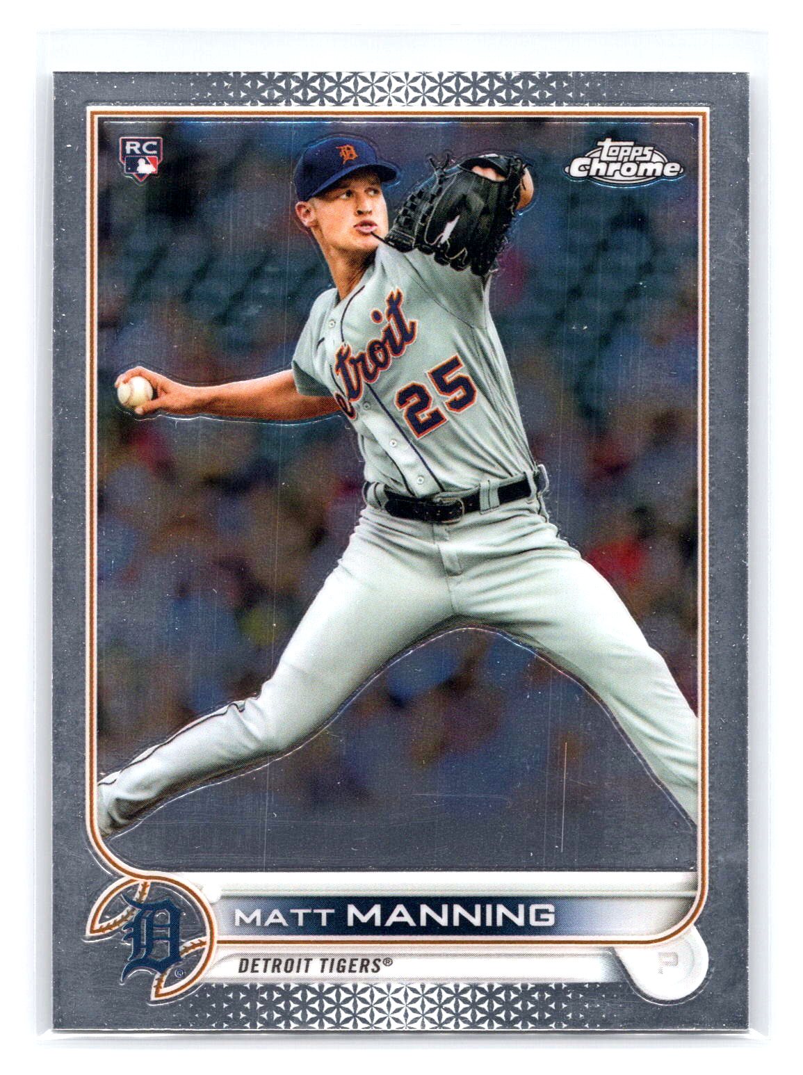 Matt Manning 2022 Topps Chrome RC Rookie Tigers Matt Manning 2022 Topps Chrome RC Rookie Tigers