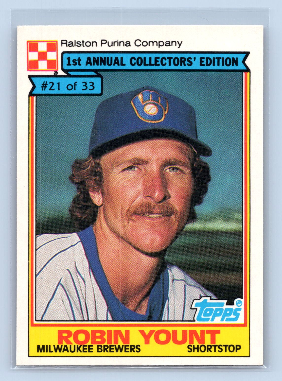 Robin Yount Purina Collectors Edition Brewers Robin Yount Purina Collectors Edition Brewers
