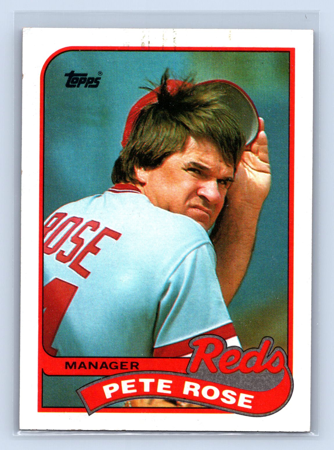 Pete Rose Topps Manager Reds Pete Rose Topps Manager Reds