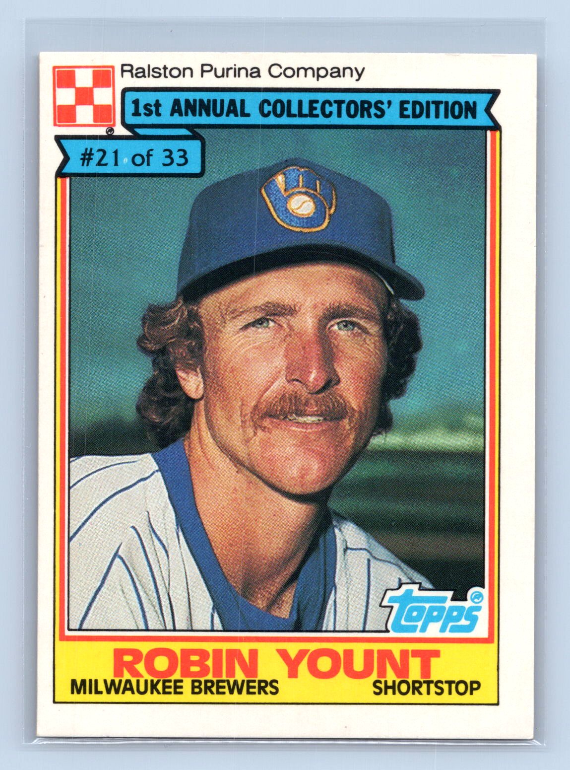 Robin Yount Purina Collectors Edition Brewers Robin Yount Purina Collectors Edition Brewers