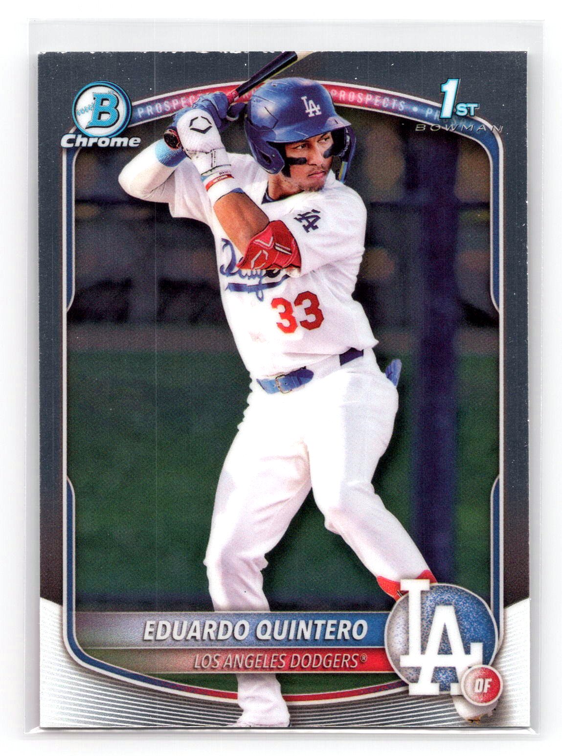 Eduardo Quintero 2025 1st Bowman Prospect Dodgers Eduardo Quintero 2025 1st Bowman Prospect Dodgers