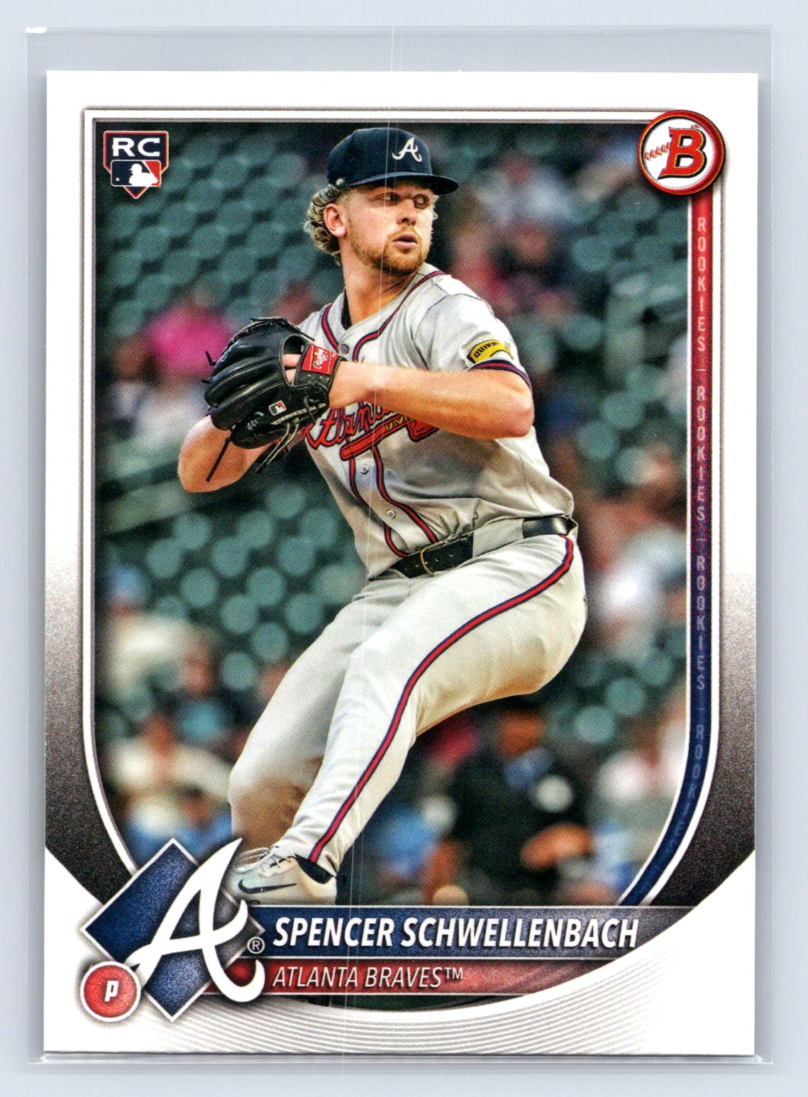 Spencer Schwellenbach 2025 Bowman Paper RC Braves Spencer Schwellenbach 2025 Bowman Paper RC Braves