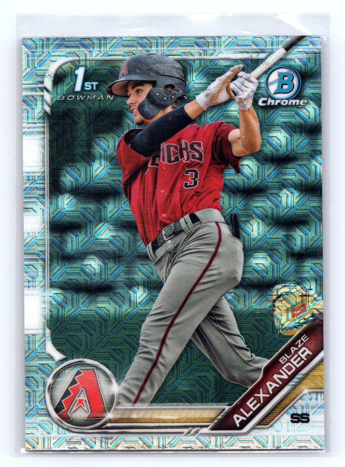 Blaze Alexander 2019 1st Bowman Chrome Mojo Diamondbacks Blaze Alexander 2019 1st Bowman Chrome Mojo Diamondbacks