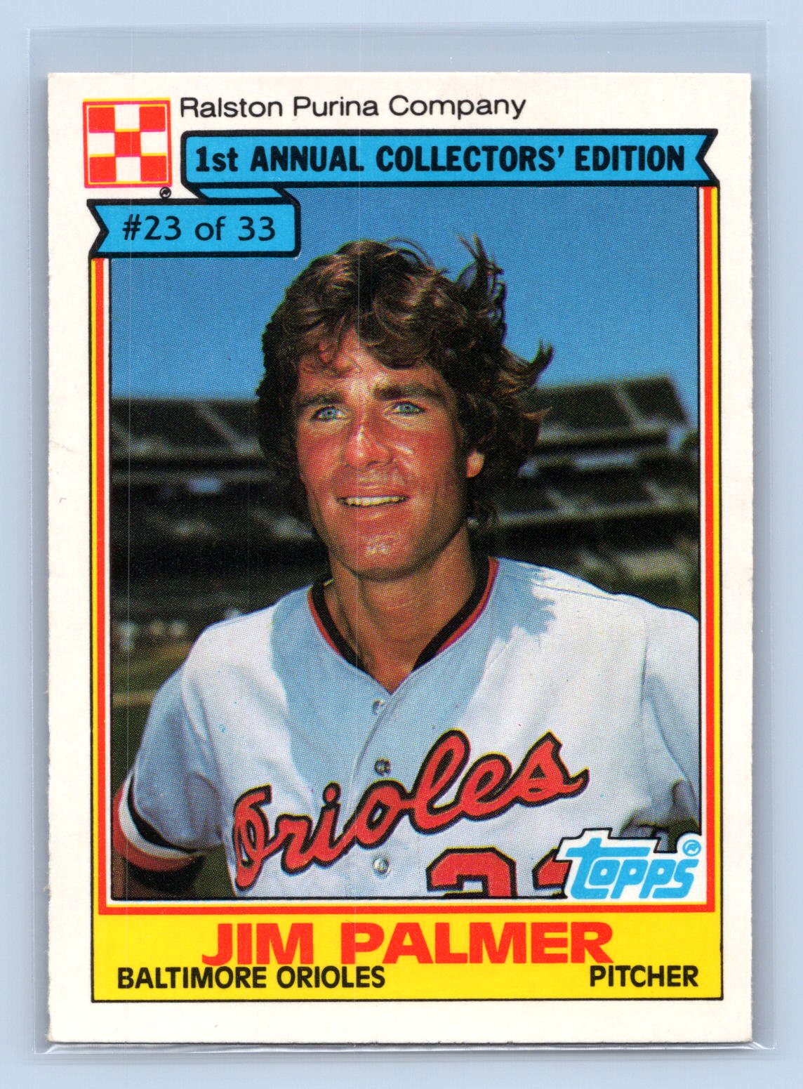 Jim Palmer Purina Collectors Edition Orioles Jim Palmer Purina Collectors Edition Orioles