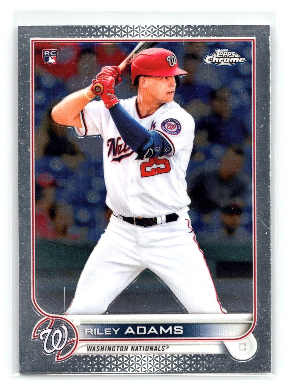 Riley Adams 2022 Topps Chrome RC Rookie Nationals Riley Adams 2022 Topps Chrome RC Rookie Nationals