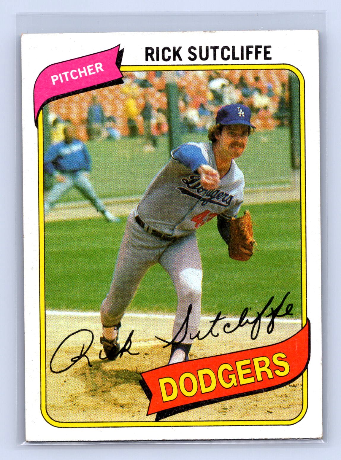 Rick Sutcliffe Topps Dodgers Rick Sutcliffe Topps Dodgers