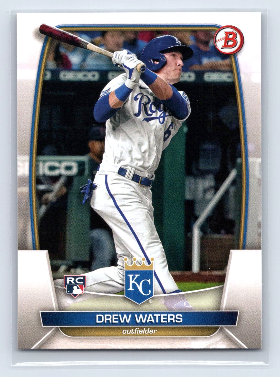 Drew Waters 2023 Bowman Paper RC Royals Drew Waters 2023 Bowman Paper RC Royals