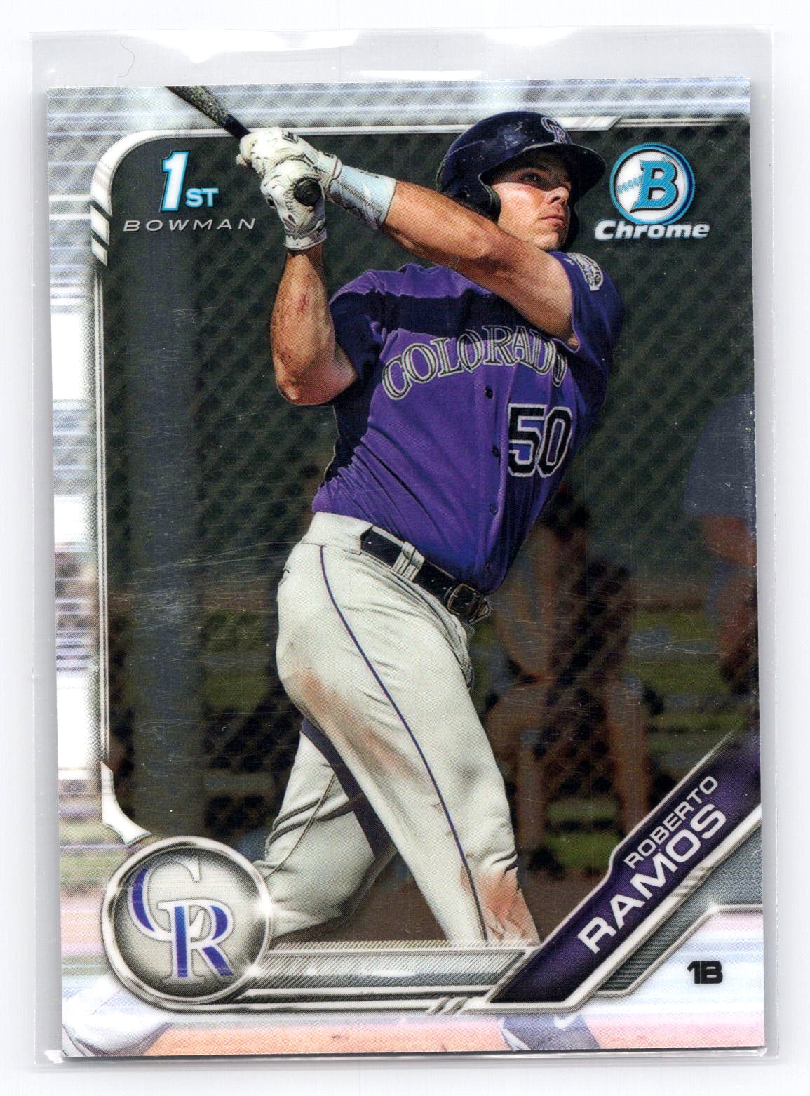 Roberto Ramos 2019 1st Bowman Chrome Rockies Roberto Ramos 2019 1st Bowman Chrome Rockies