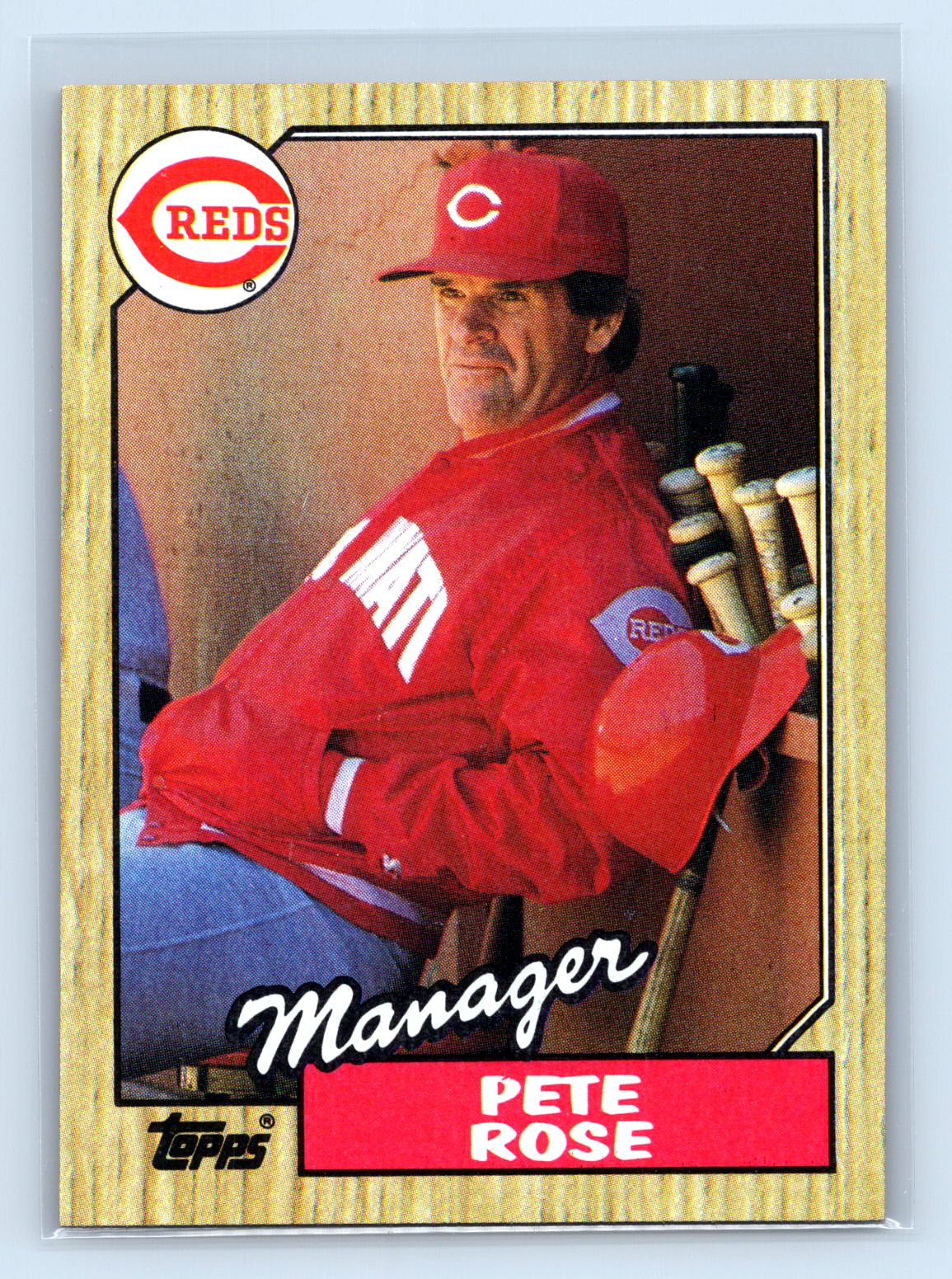 Pete Rose Topps Manager Reds Pete Rose Topps Manager Reds