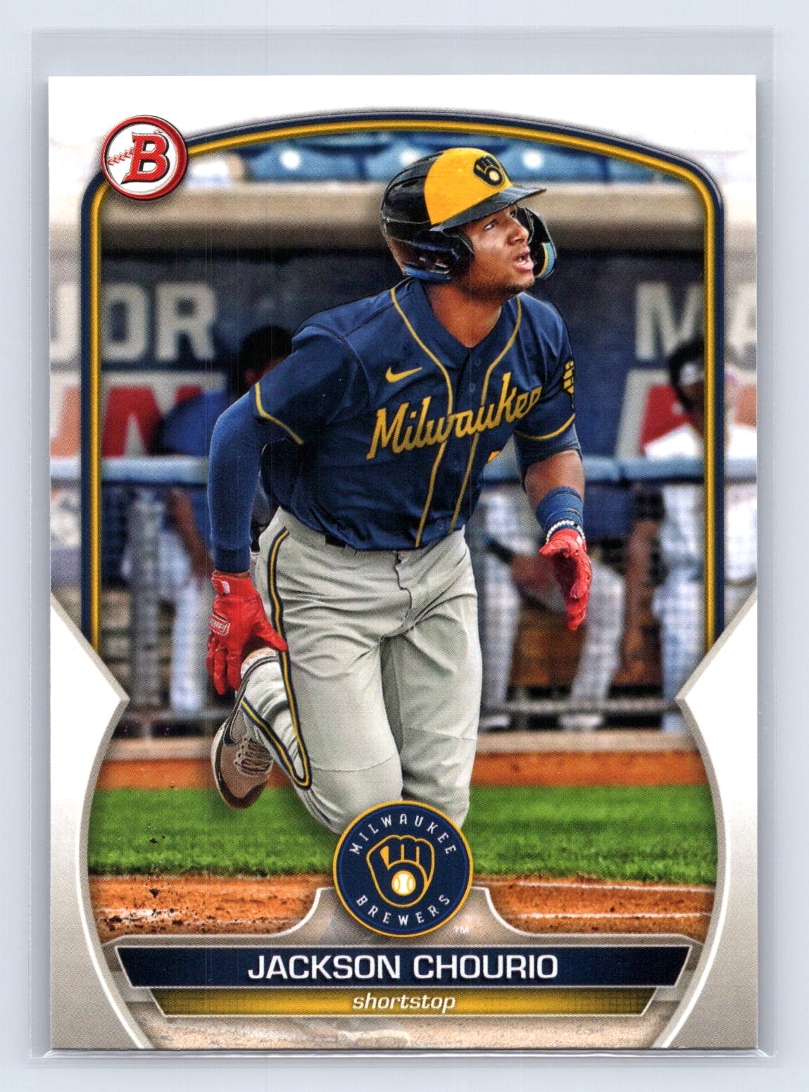 Jackson Chourio 2023 Bowman Paper Brewers Jackson Chourio 2023 Bowman Paper Brewers