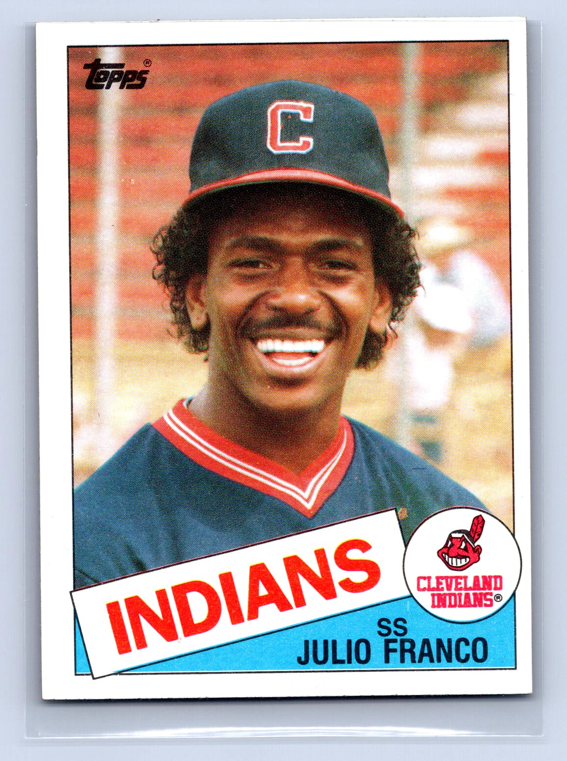 Julio Franco Topps Indians Julio Franco Topps Indians