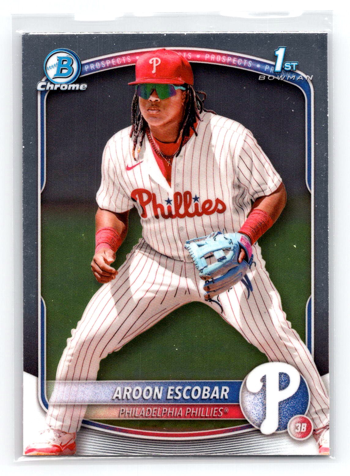Aroon Escobar 1st Bowman Prospect Phillies Aroon Escobar 1st Bowman Prospect Phillies