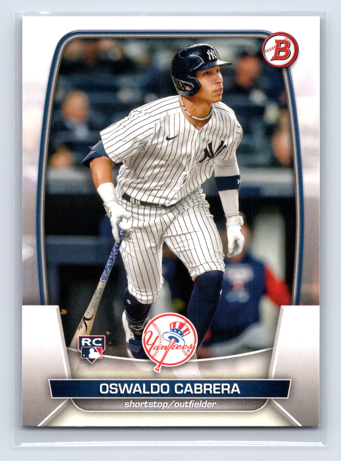 Oswaldo Cabrera 2023 Bowman Paper RC Yankees Oswaldo Cabrera 2023 Bowman Paper RC Yankees