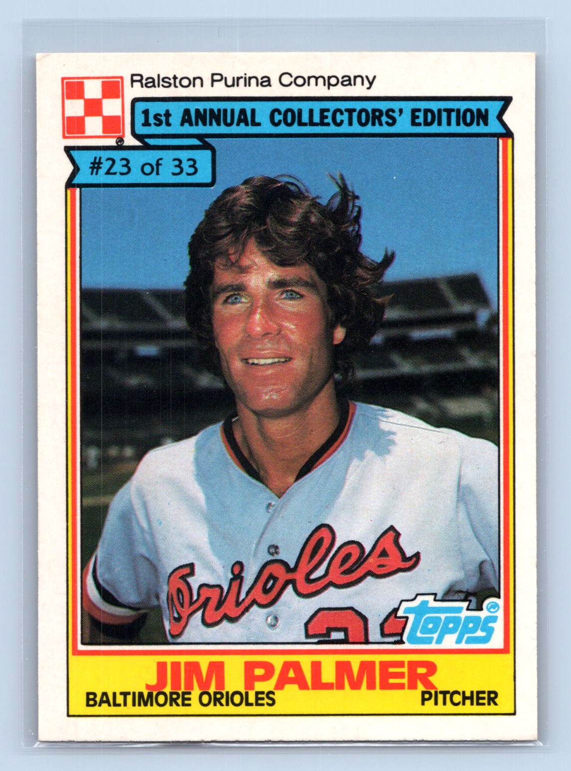 Jim Palmer Purina Collectors Edition Orioles Jim Palmer Purina Collectors Edition Orioles
