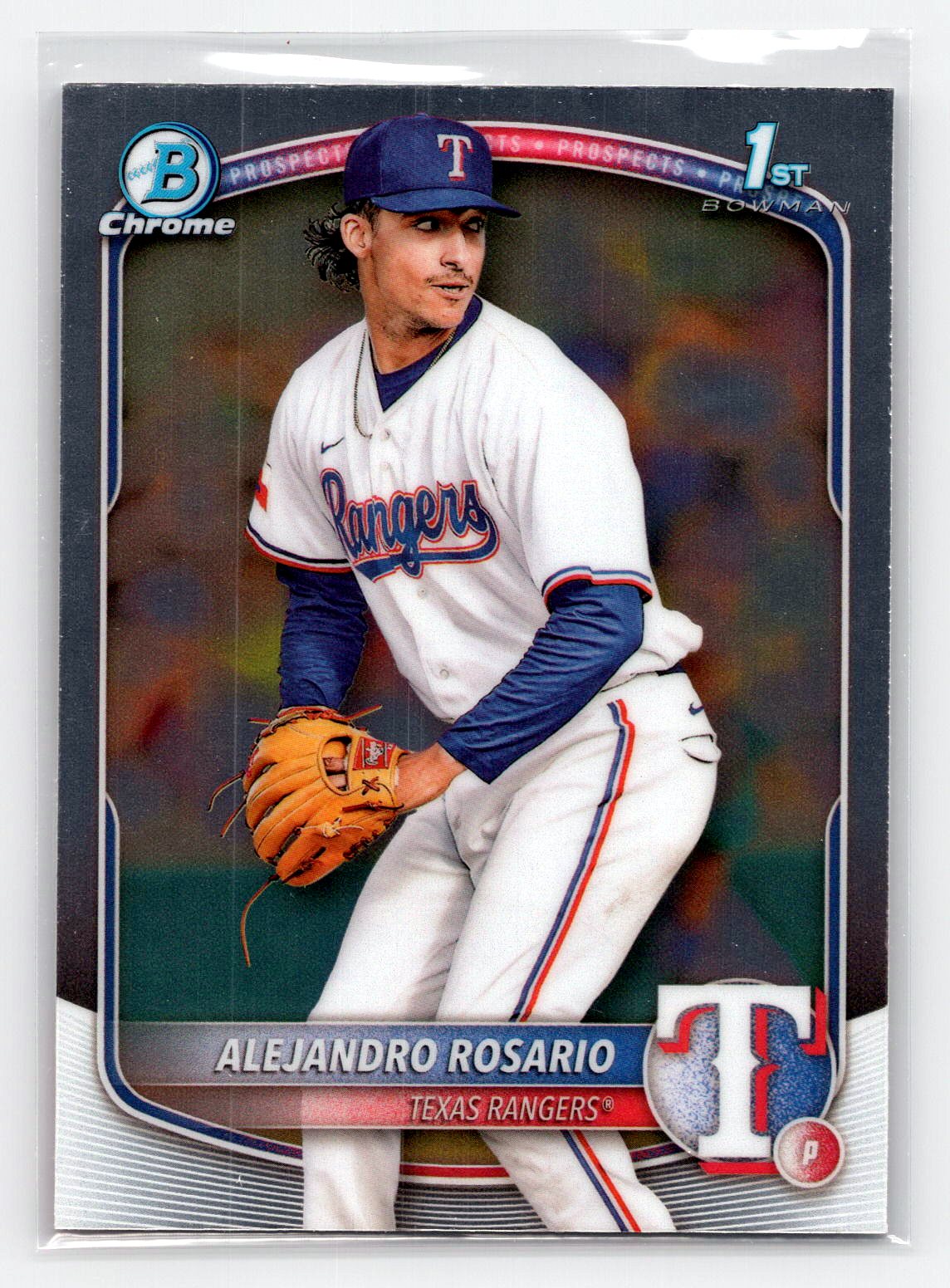 Alejandro Rosario 2025 1st Bowman Prospect Rangers Alejandro Rosario 2025 1st Bowman Prospect Rangers