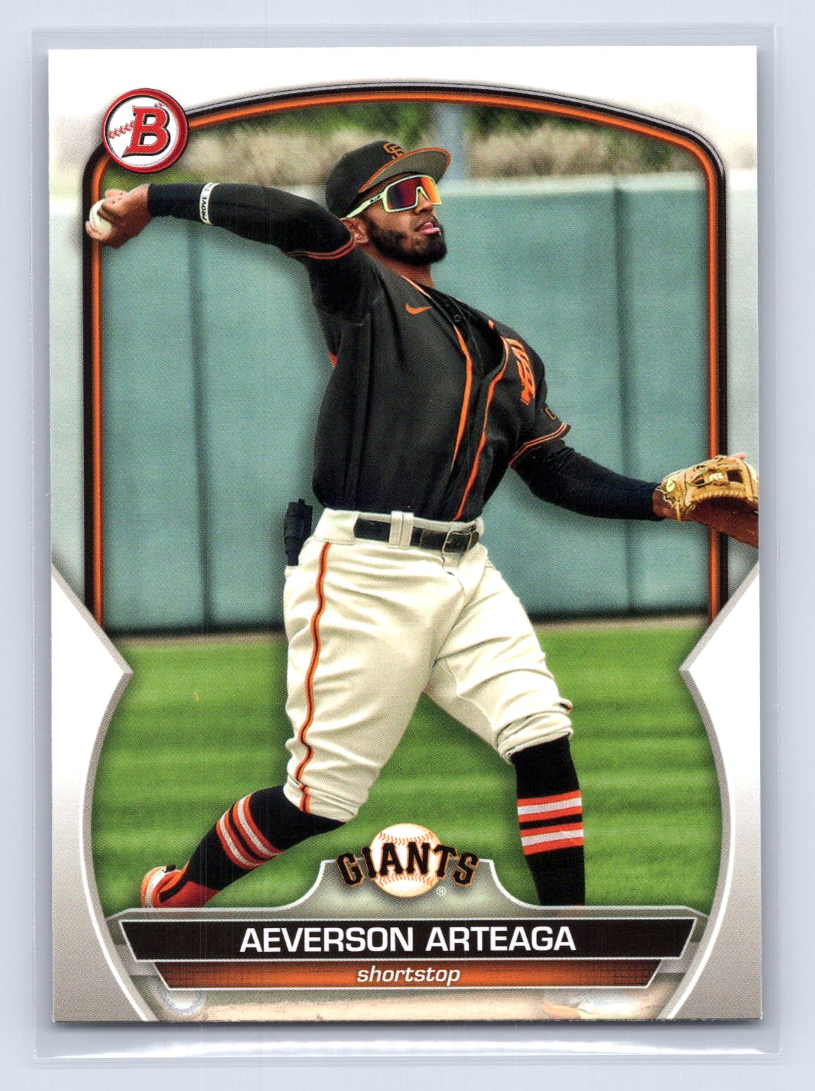 Aeverson Arteaga 2023 Bowman Paper Prospect Giants Aeverson Arteaga 2023 Bowman Paper Prospect Giants