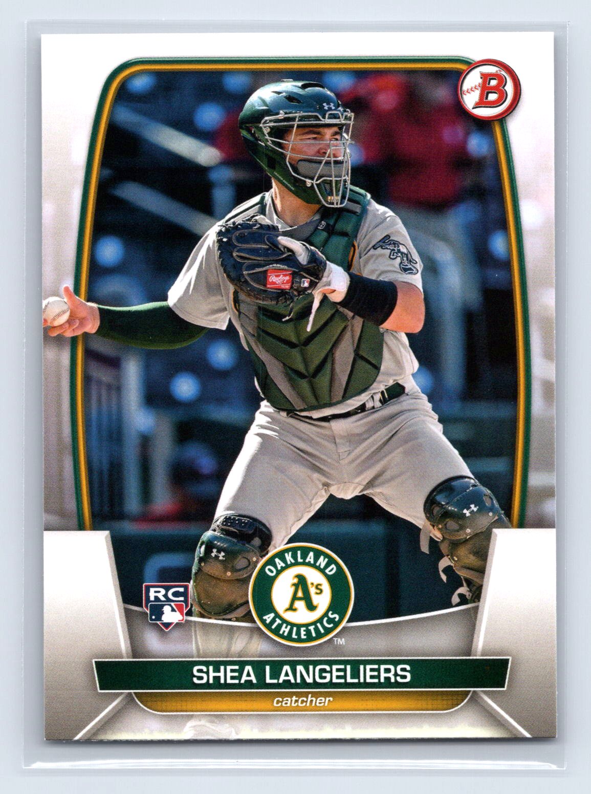 Shea Langeliers 2023 Bowman Paper RC Athletics Shea Langeliers 2023 Bowman Paper RC Athletics