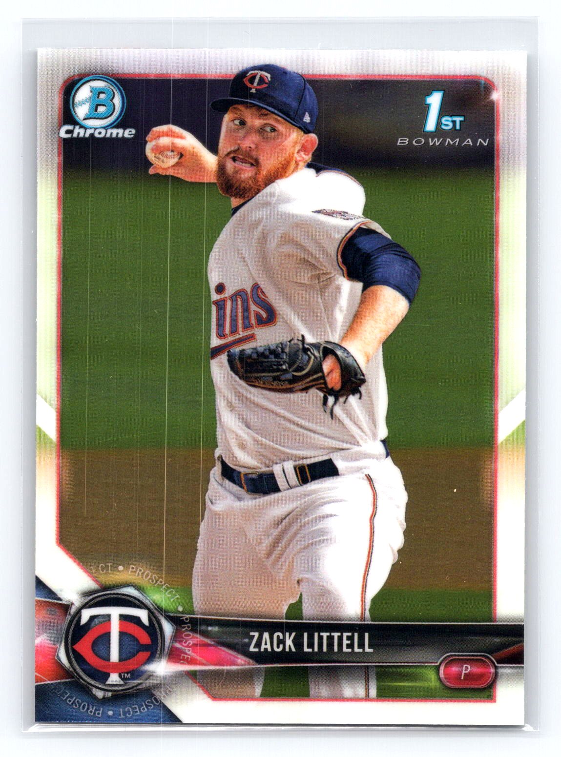 Zack Littell 2018 1st Bowman Twins Zack Littell 2018 1st Bowman Twins