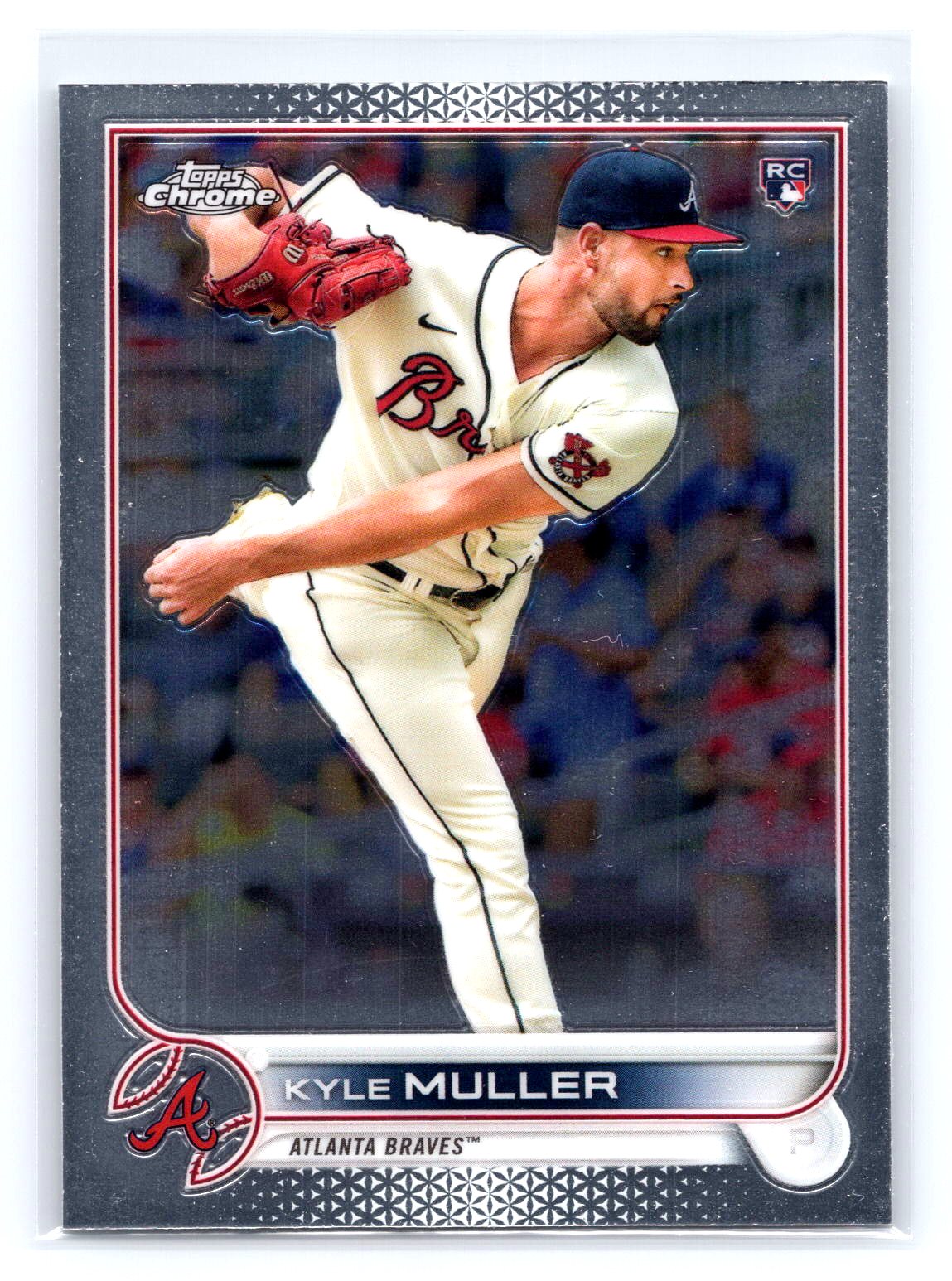 Kyle Muller 2022 Topps Chrome RC Rookie Braves Kyle Muller 2022 Topps Chrome RC Rookie Braves