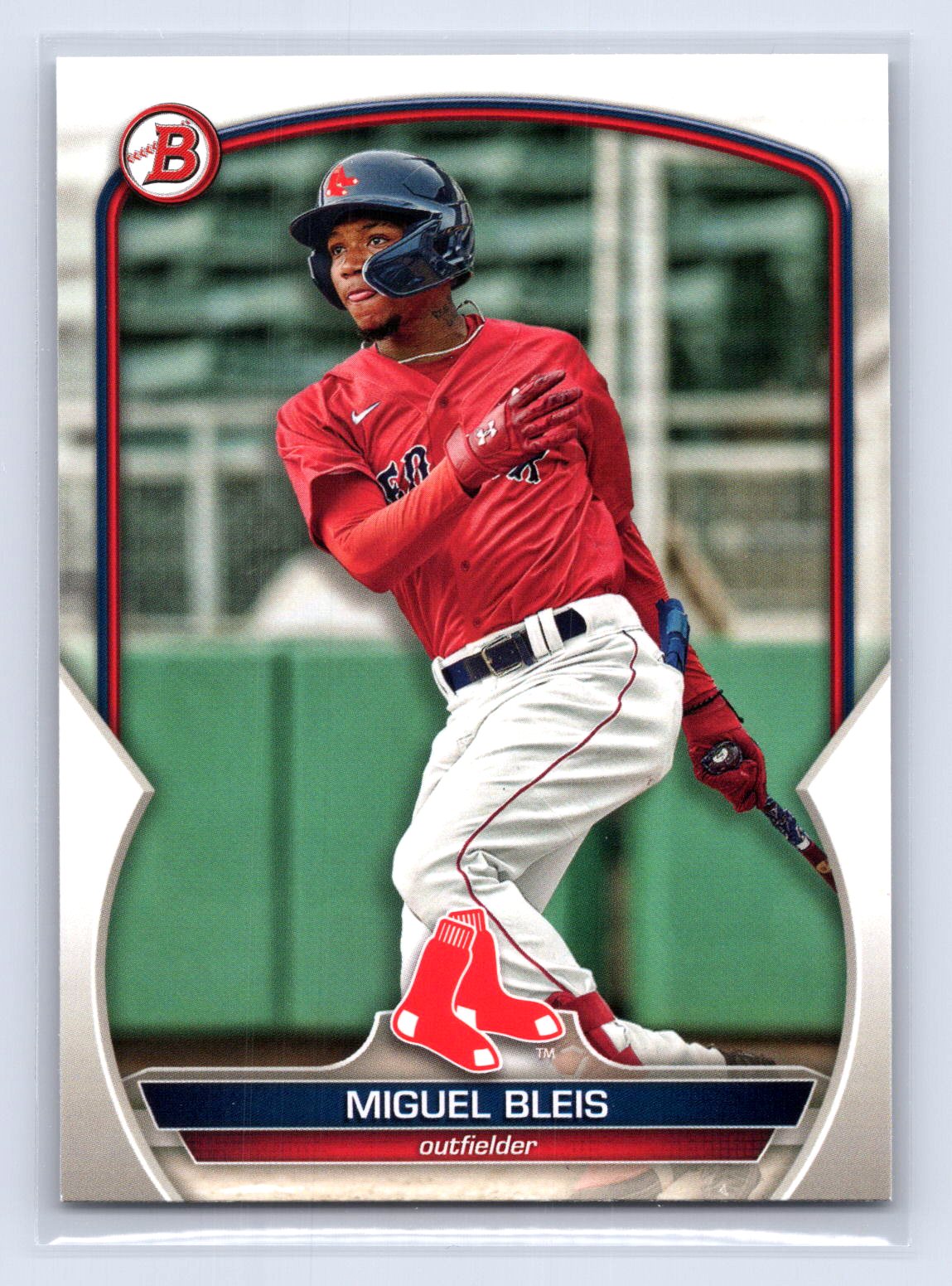 Miguel Bleis 2023 Bowman Paper Prospect Red Sox Miguel Bleis 2023 Bowman Paper Prospect Red Sox