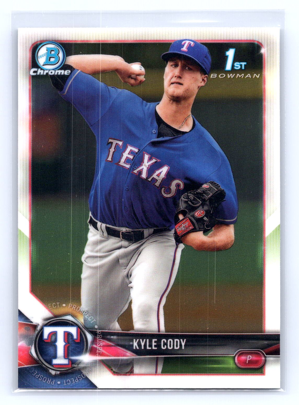 Kyle Cody 2018 1st Bowman Rangers Kyle Cody 2018 1st Bowman Rangers