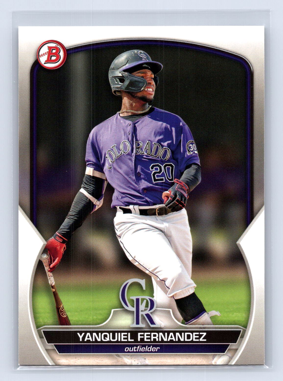 Yanquiel Fernandez 2023 Bowman Paper Prospect Rockies Yanquiel Fernandez 2023 Bowman Paper Prospect Rockies