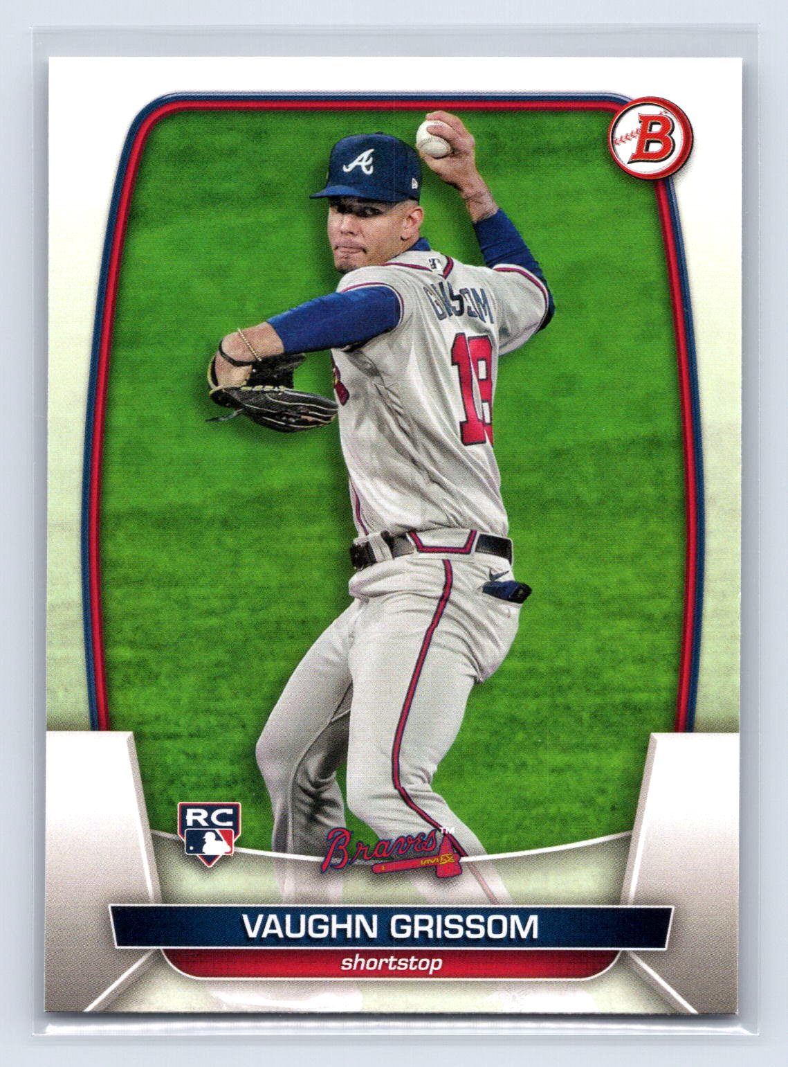 Vaughn Grissom 2023 Bowman Paper RC Braves Vaughn Grissom 2023 Bowman Paper RC Braves