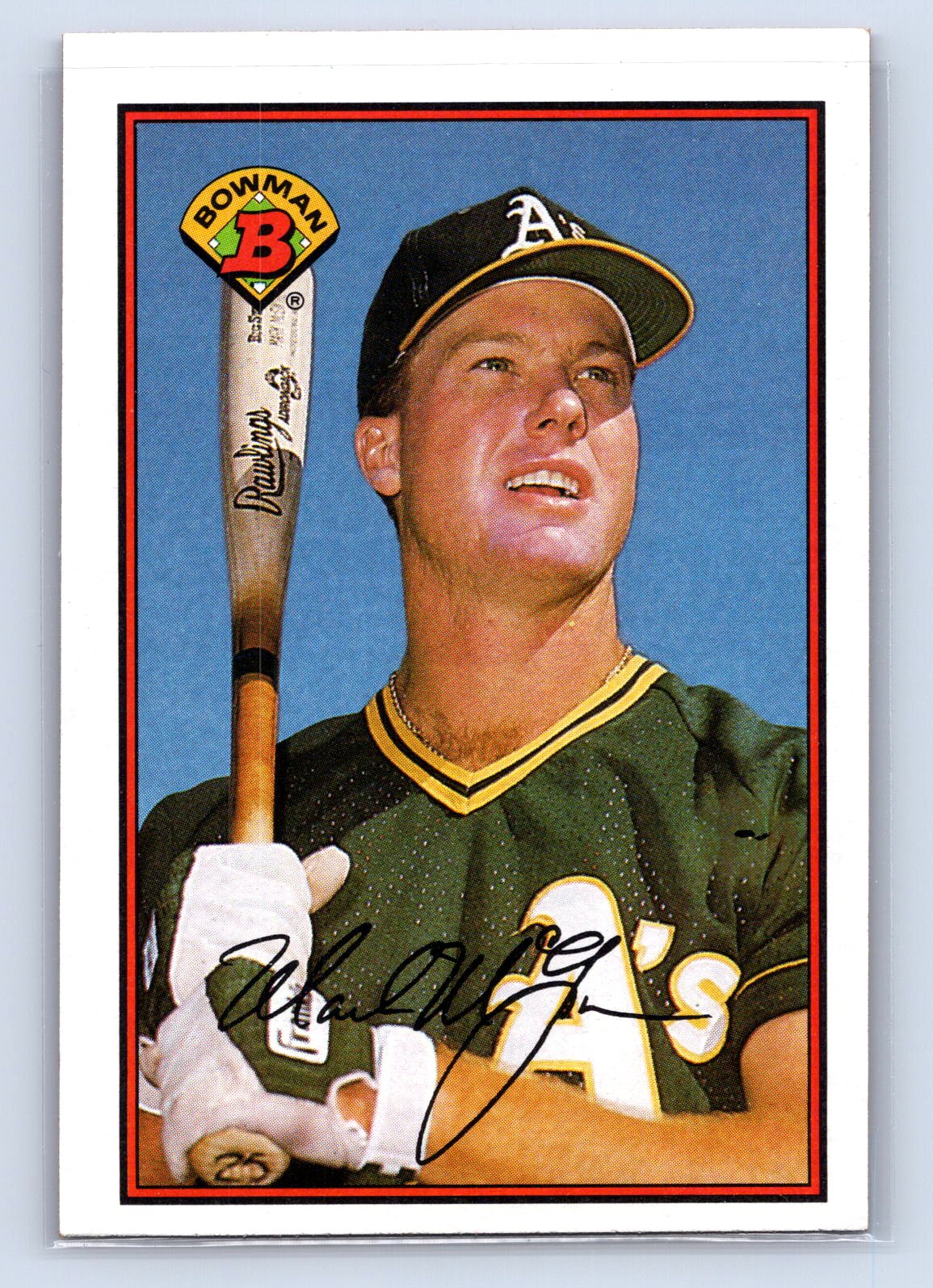 Mark McGwire Bowman Athletics Mark McGwire Bowman Athletics