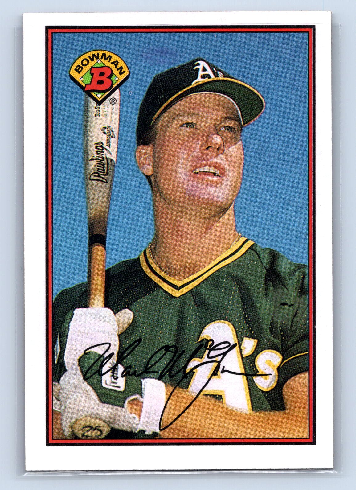 Mark McGwire Bowman Athletics Mark McGwire Bowman Athletics