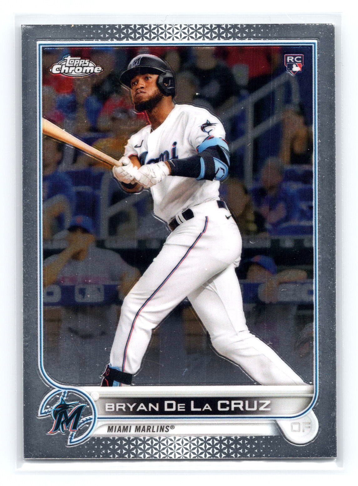 Bryan De La Cruz 2022 Topps Chrome RC Rookie Marlins Bryan De La Cruz 2022 Topps Chrome RC Rookie Marlins