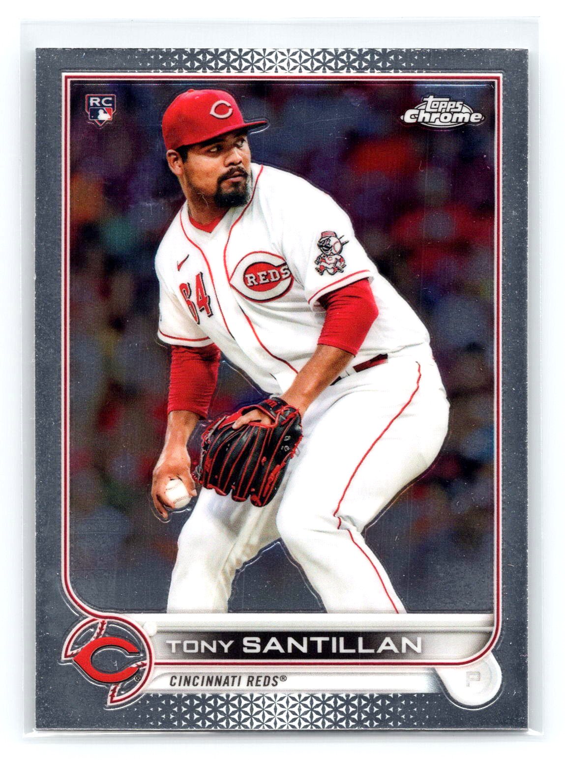 Tony Santillan 2022 Topps Chrome RC Rookie Reds Tony Santillan 2022 Topps Chrome RC Rookie Reds
