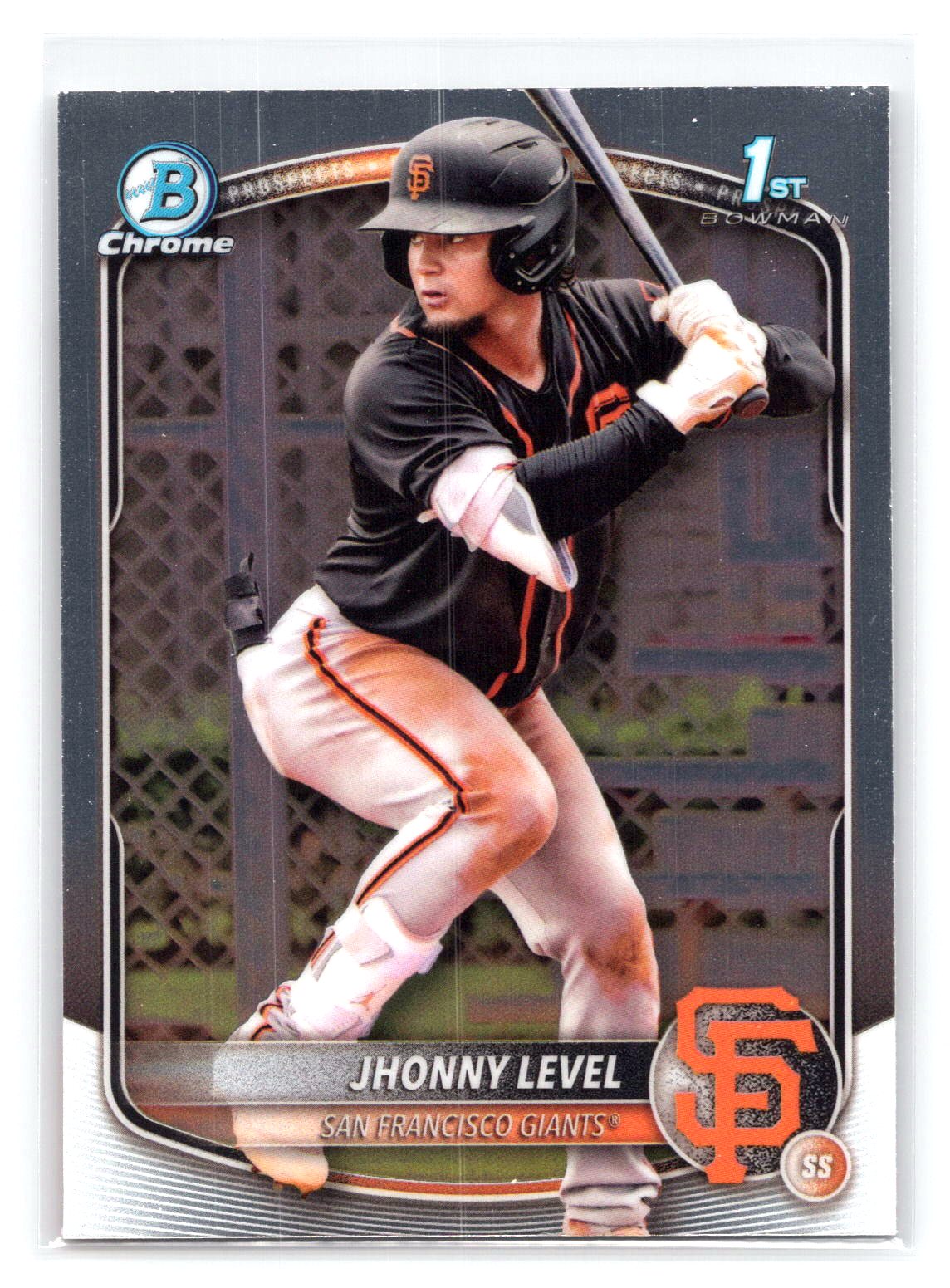 Jhonny Level 2025 1st Bowman Prospect Giants Jhonny Level 2025 1st Bowman Prospect Giants