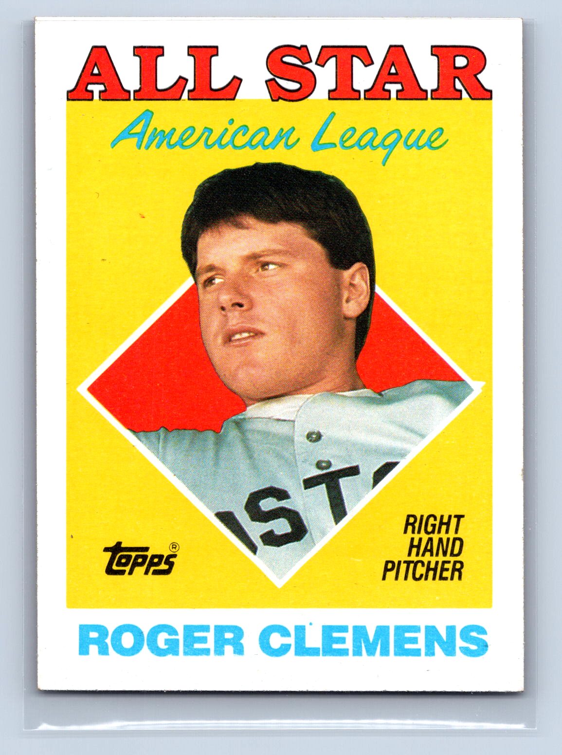 Roger Clemens Topps All-Star Red Sox Roger Clemens Topps All-Star Red Sox