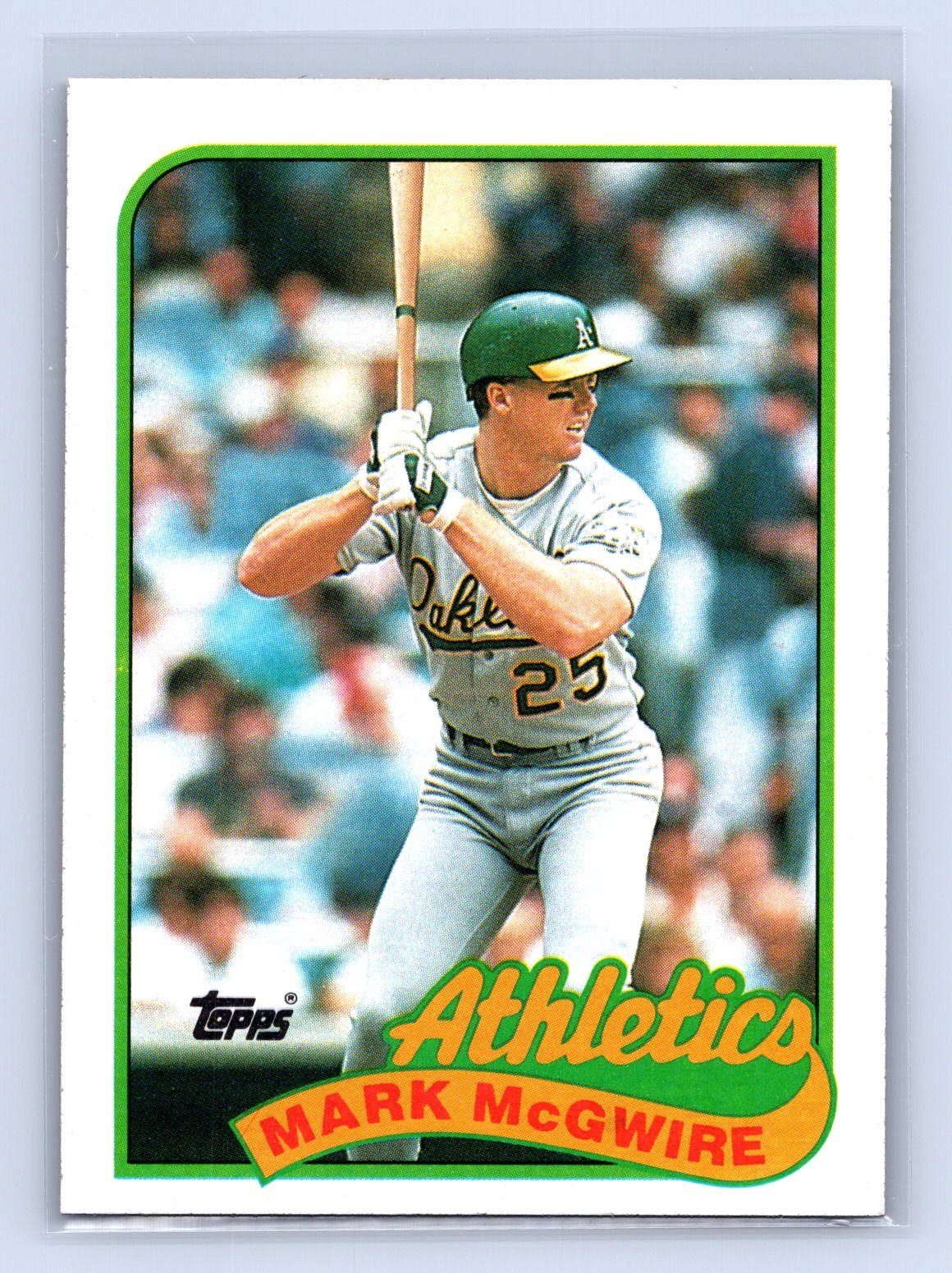 Mark McGwire Topps Athletics Mark McGwire Topps Athletics