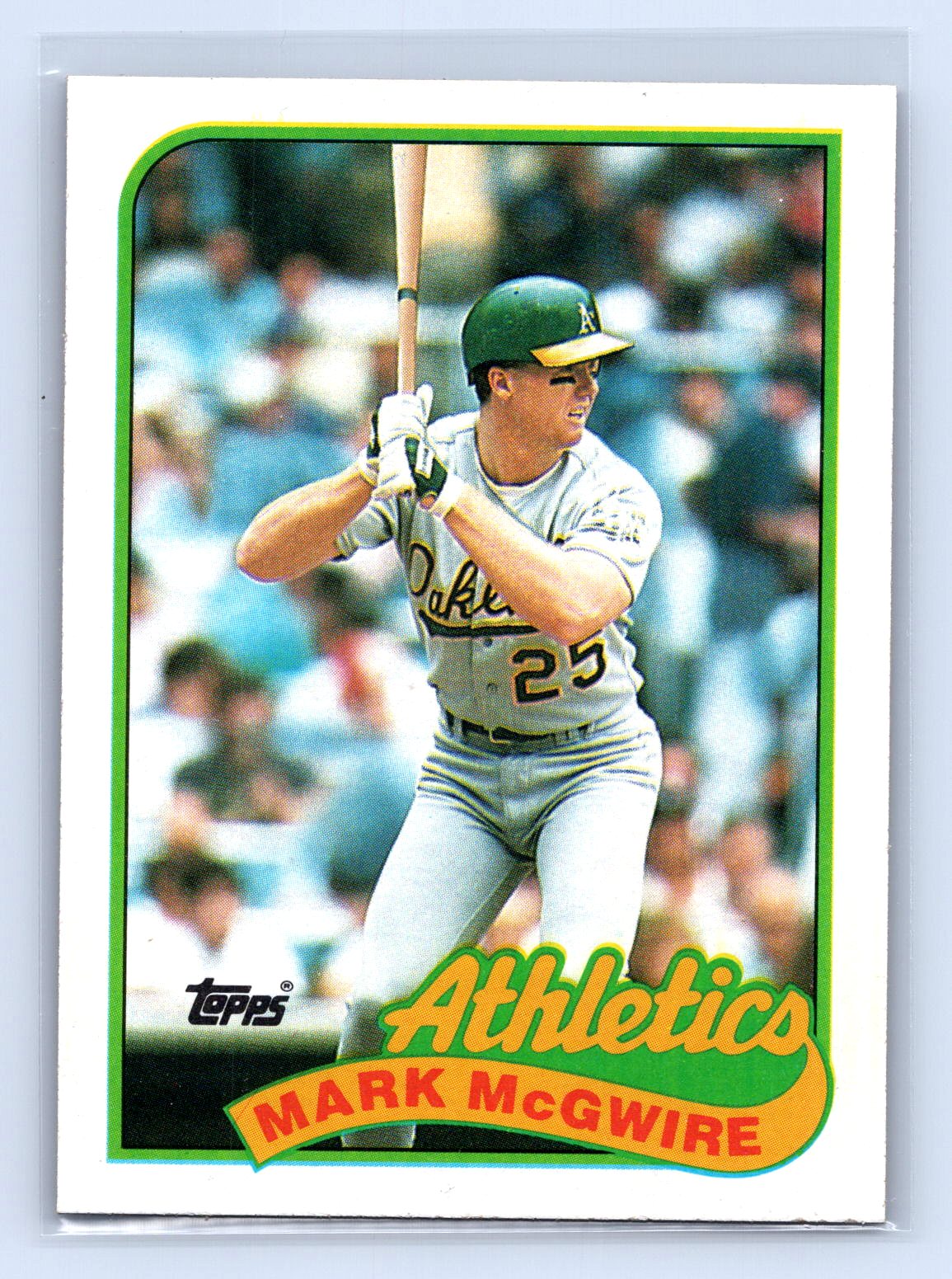 Mark McGwire Topps Athletics Mark McGwire Topps Athletics