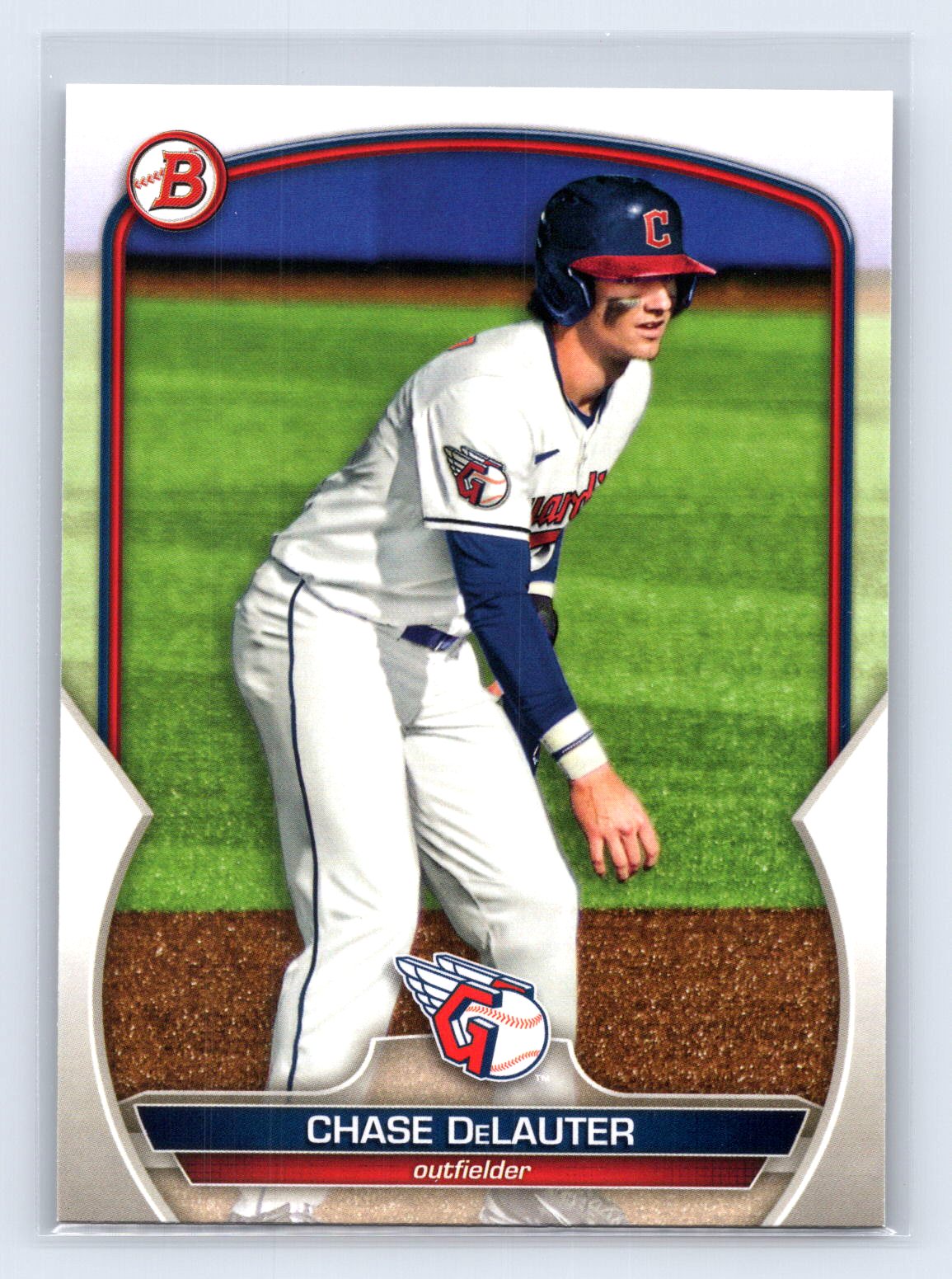 Chase DeLauter 2023 Bowman Paper Prospect Guardians Chase DeLauter 2023 Bowman Paper Prospect Guardians