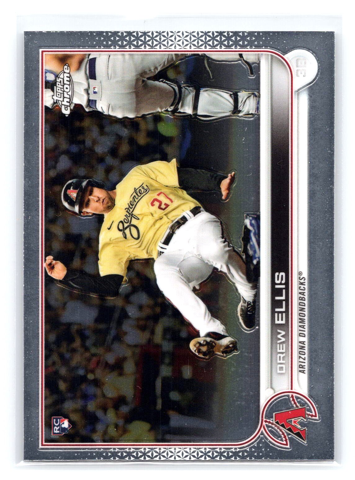 Drew Ellis 2022 Topps Chrome RC Rookie Diamondbacks Drew Ellis 2022 Topps Chrome RC Rookie Diamondbacks