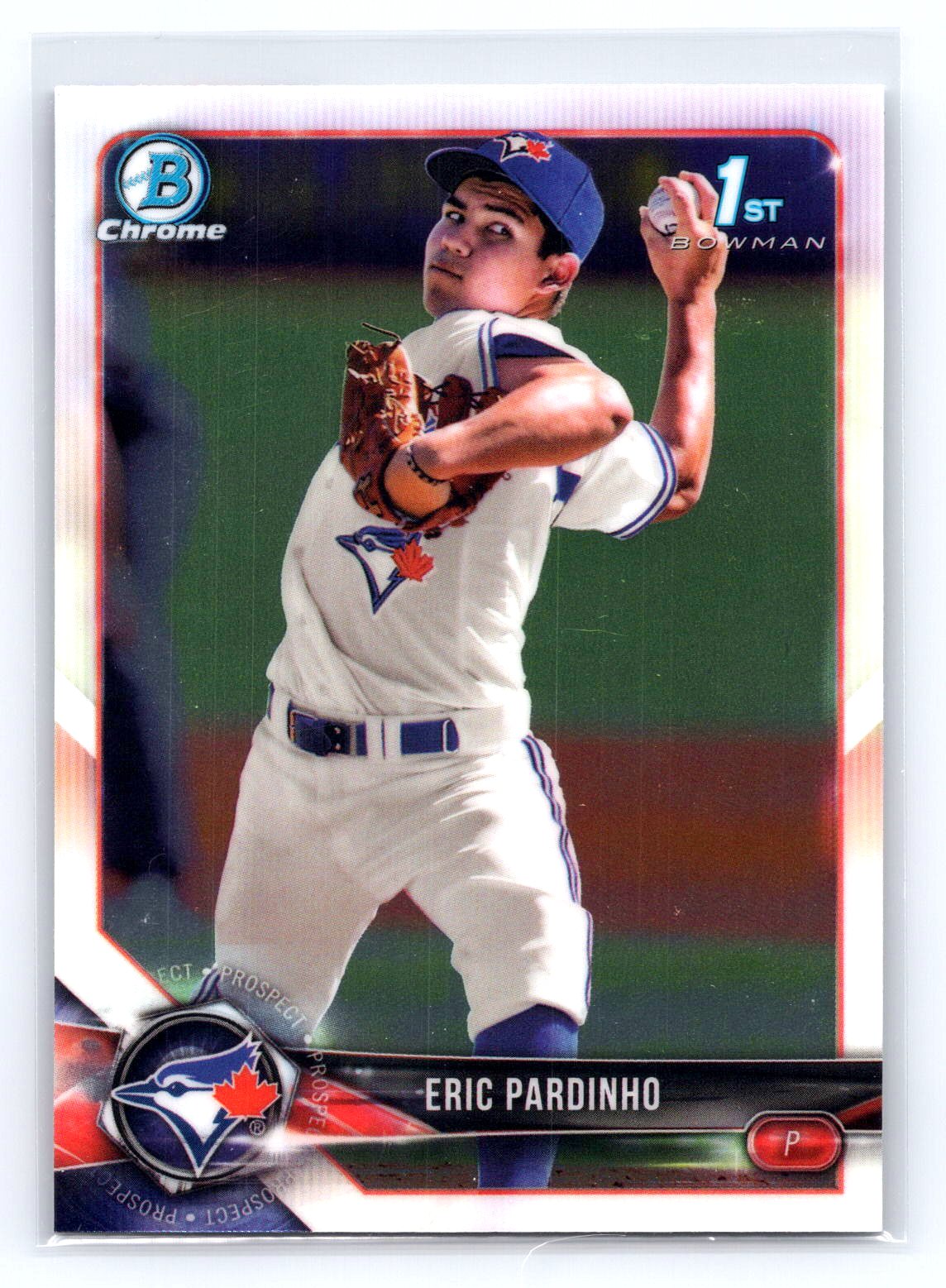 Eric Pardinho 2018 1st Bowman Blue Jays Eric Pardinho 2018 1st Bowman Blue Jays