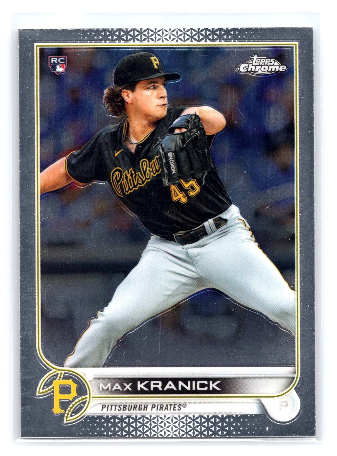 Max Kranick 2022 Topps Chrome RC Rookie Pirates Max Kranick 2022 Topps Chrome RC Rookie Pirates